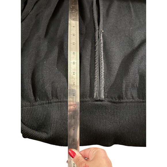 Vintage St John Marie Claire Black Evening Jacket Santana Silk Trim Size 12 L - Picture 8 of 8